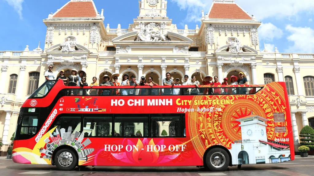 Vé xe Bus 2 tầng tham quan Thành phố Hồ Chí Minh