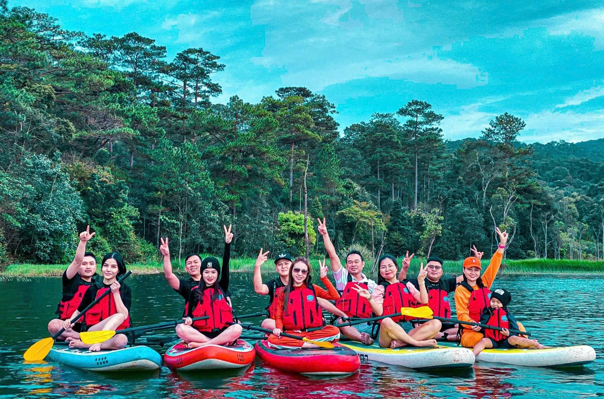 Tour trong ngày I Tour chèo SUP và dùng bữa trưa BBQ I Đà Lạt