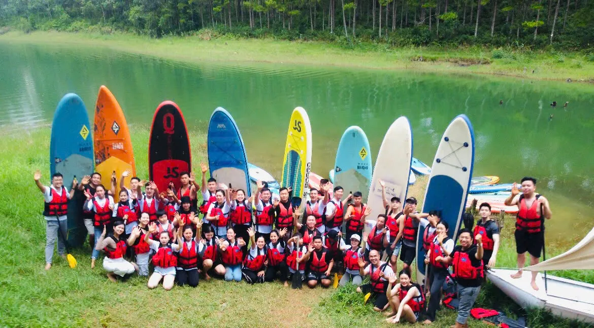 2D1N Tour | Camping - SUP Paddling - Sunrise Viewing on Tuyen Lam Lake | Da Lat