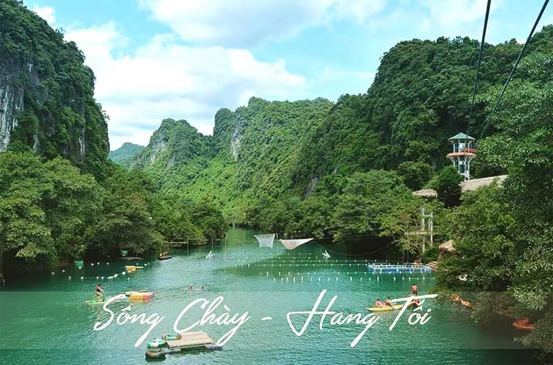 Tour trong ngày | Thăm quan Sông Chày, Hang Tối Quảng Bình khởi hành từ Huế