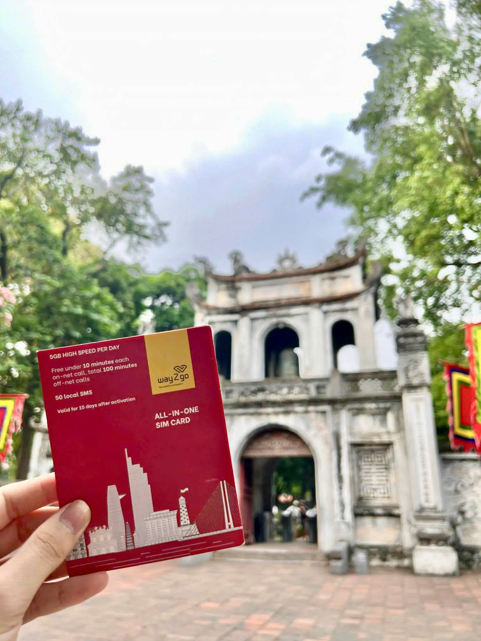 Vietnam 4G SIM Card (Pickup at Hotel in Hanoi's Old Quarter)