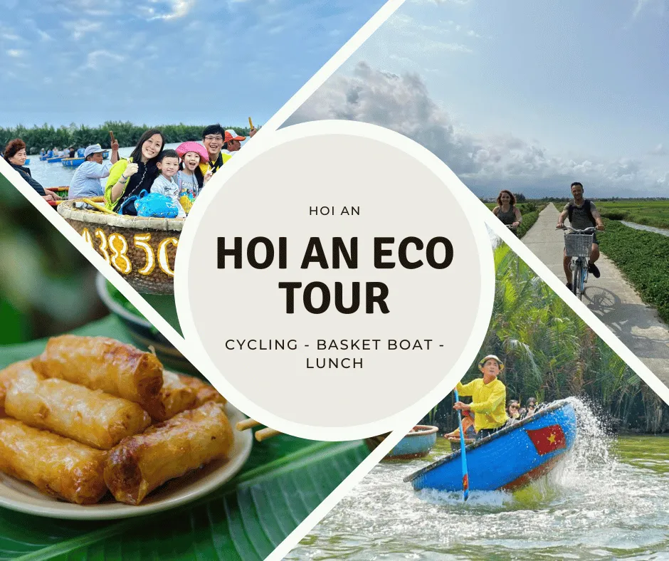 Day Tour | Hoi An Eco Tour: Cycling, Basket Boat Ride, Fishing Experience | Day Trip from Hoi An