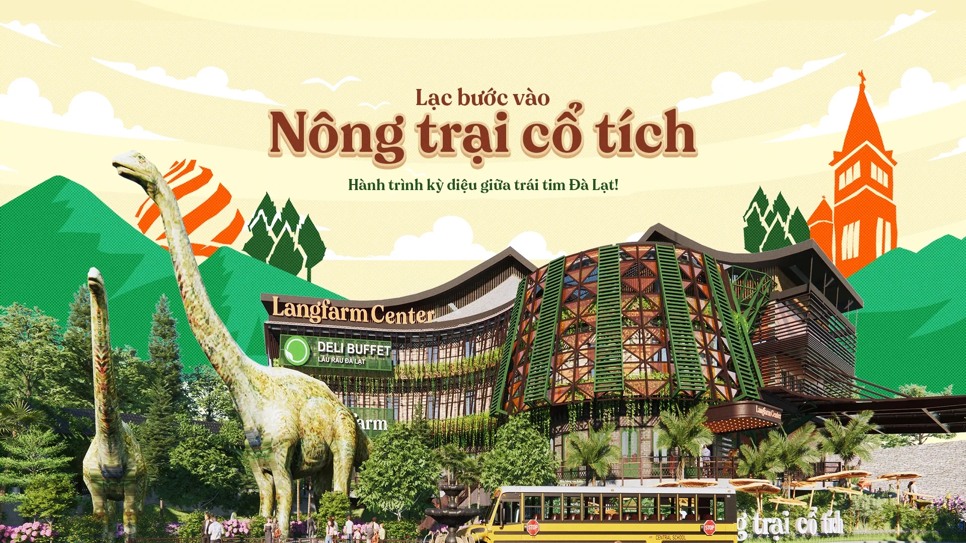 Entrance ticket to Lang Farm Center | Da Lat