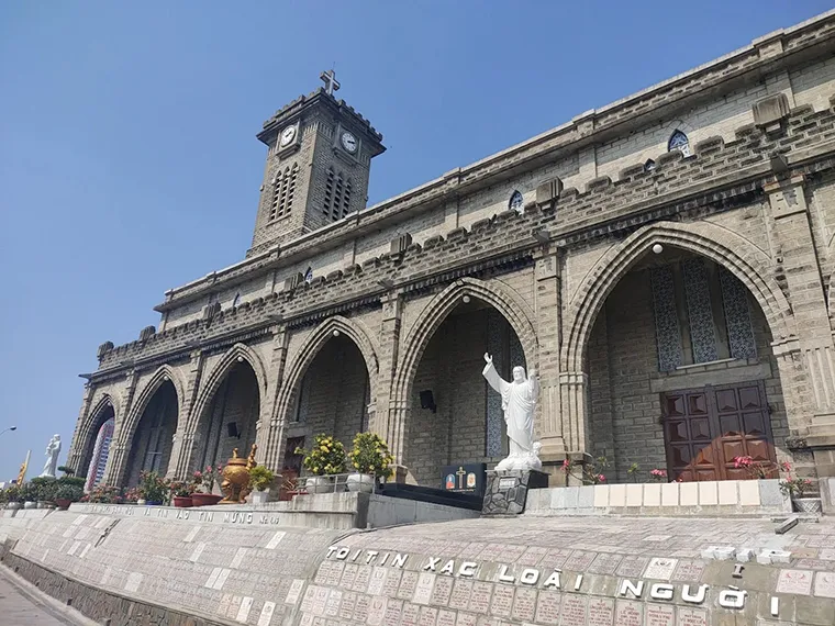 Nha Trang Stone Church is a unique Catholic architectural work