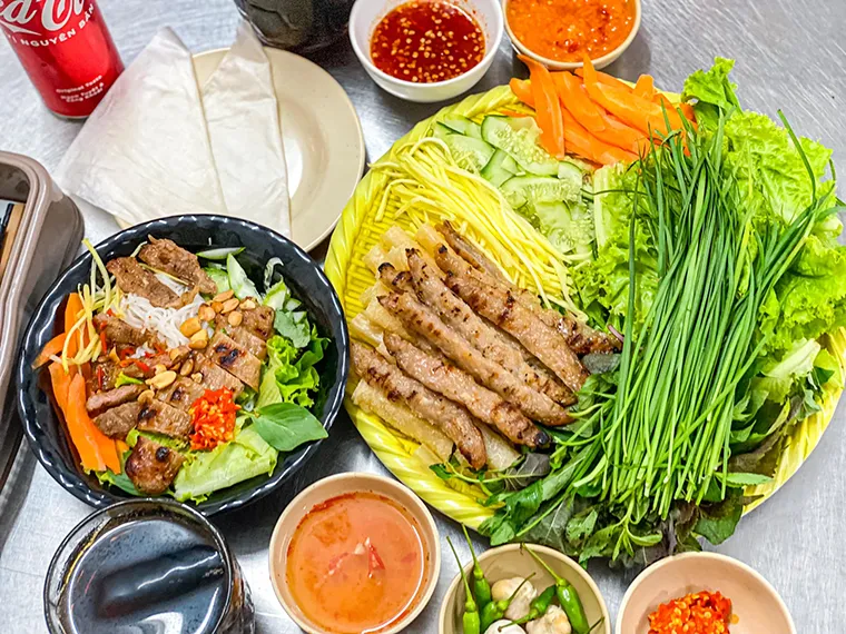 Nem Nuong Ninh Hoa is a delicious, characteristic dish