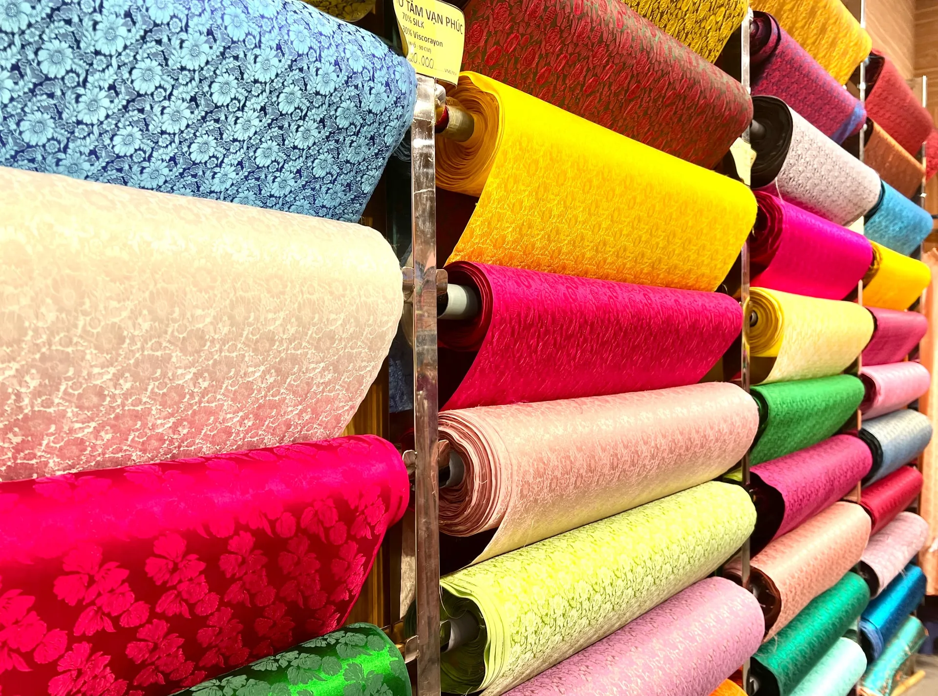 Vietnamese silk is soft, shiny and high-quality