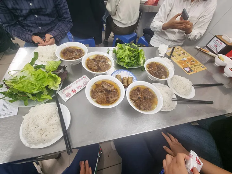  Bun Cha Huong Lien is one of the best bun cha Hanoi