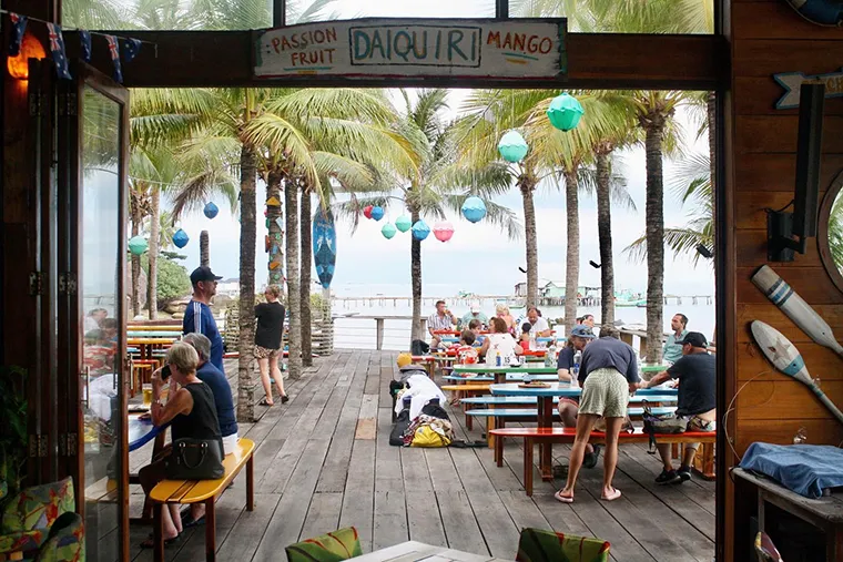 Rory's Bar is a beachfront bar with many chill music tracks