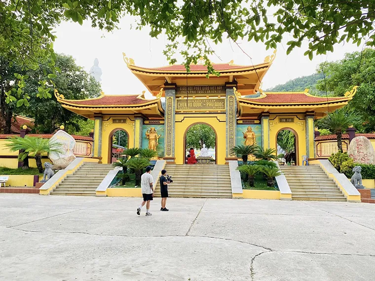 Solemn beauty at Ho Quoc Pagoda