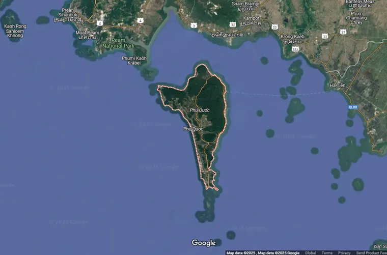 Location of Phu Quoc