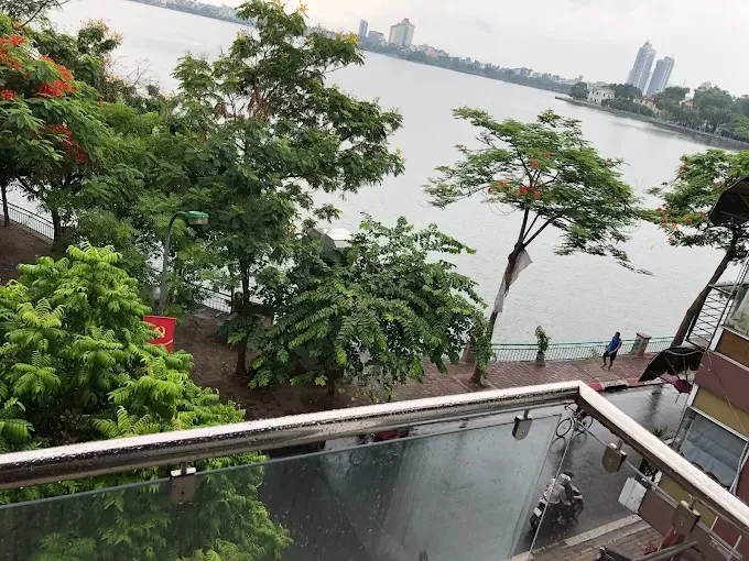 View of West Lake from Lotus Inn