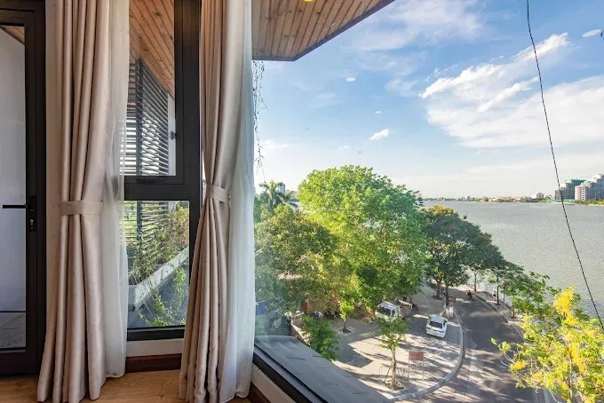 View of West Lake from Housing Moon Westlake Residence