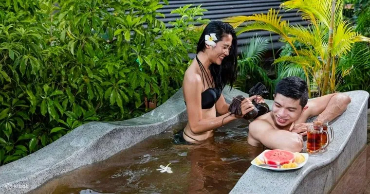 Mud Bath at Thap Ba Hot Springs Centre