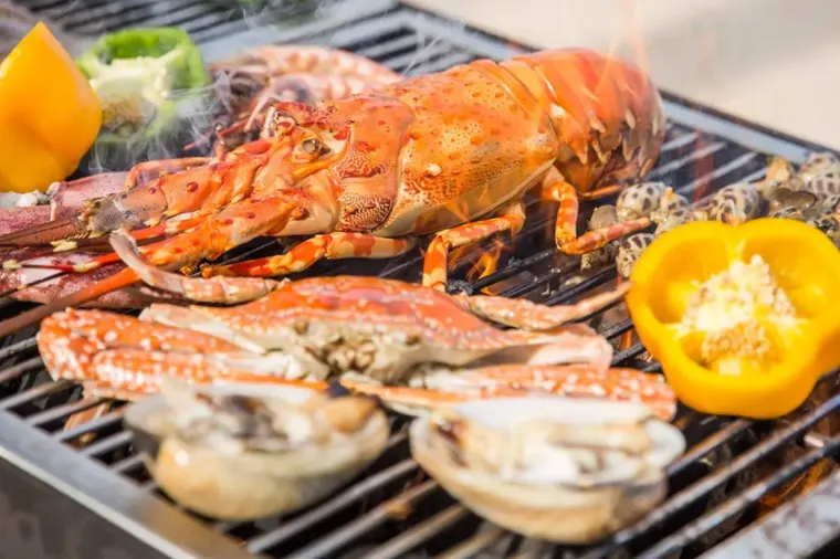 Grilled lobster in Nha Trang